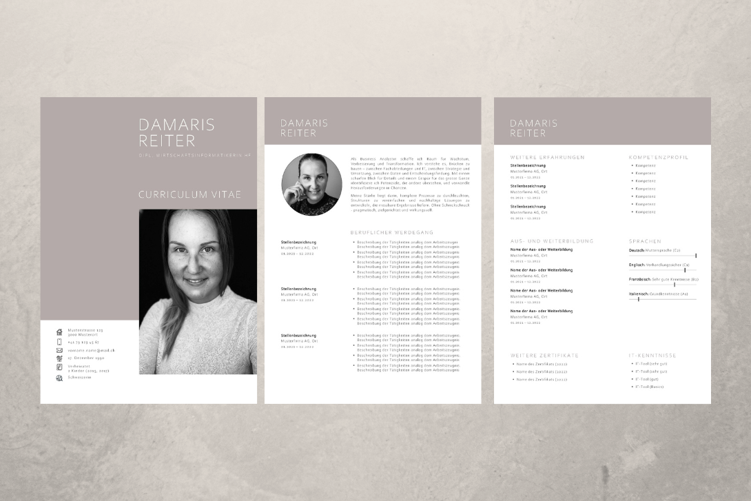 Professionelle Bewerbung